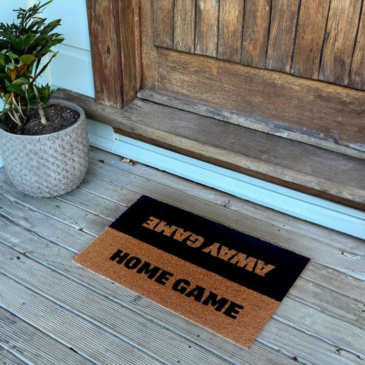 All Blacks 'Home Game - Away Game' doormat