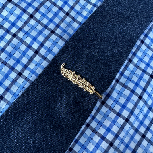 Gold Feather Tie Clip By MyMerchant