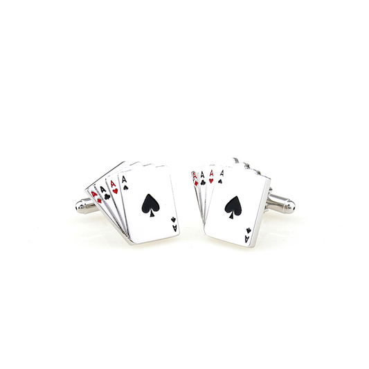 Hand of Aces Cufflinks - By MyMerchant