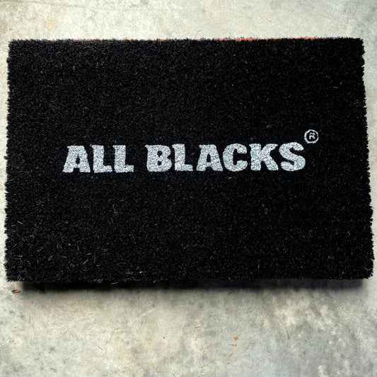 All Blacks coir door mat (Black)