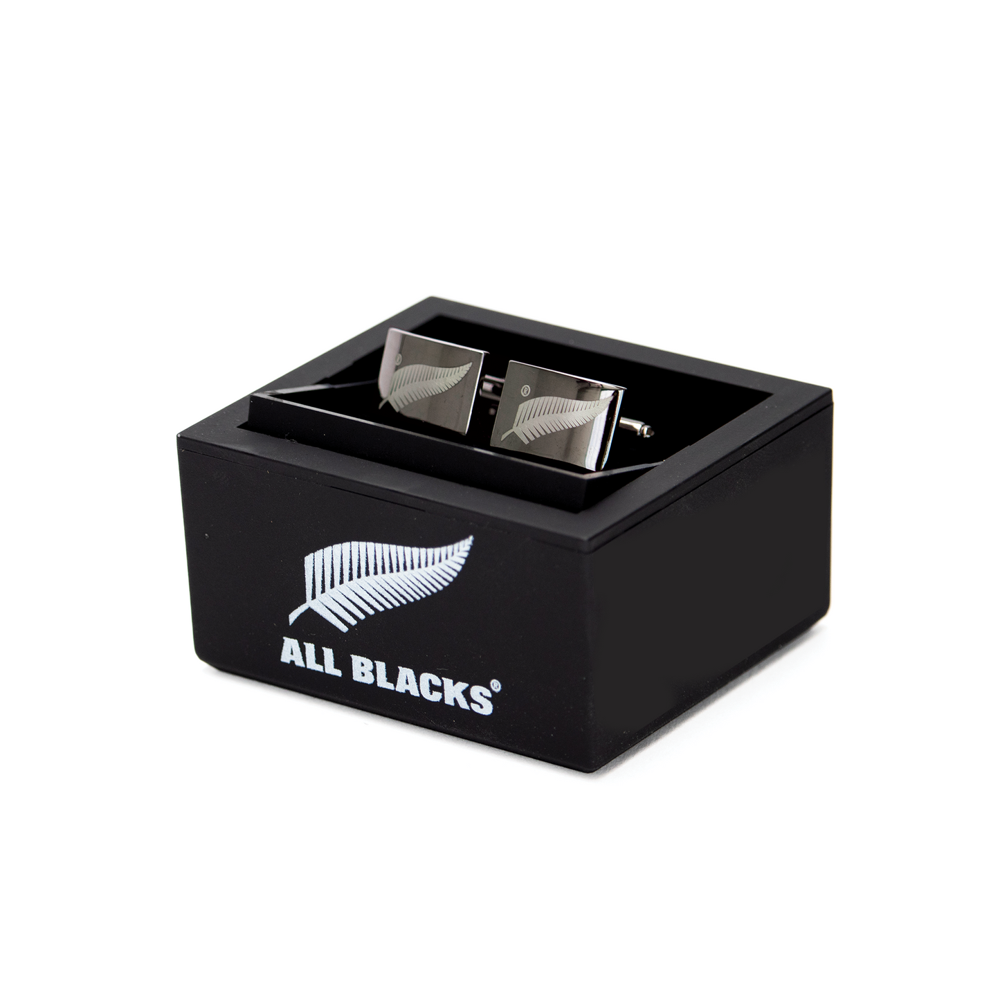 Official All Blacks Silver with Fern Cufflinks