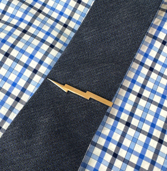 The Silver Bolt - Tie Clip By MyMerchant