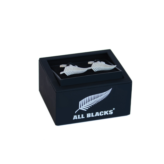 Official All Blacks silver fern cufflinks