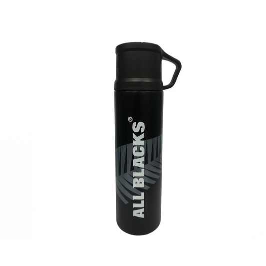 Official All Blacks classic black travel thermos