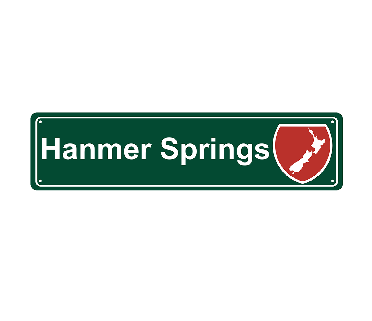 Hanmer Springs Hanging Metal Sign – MyMerchant