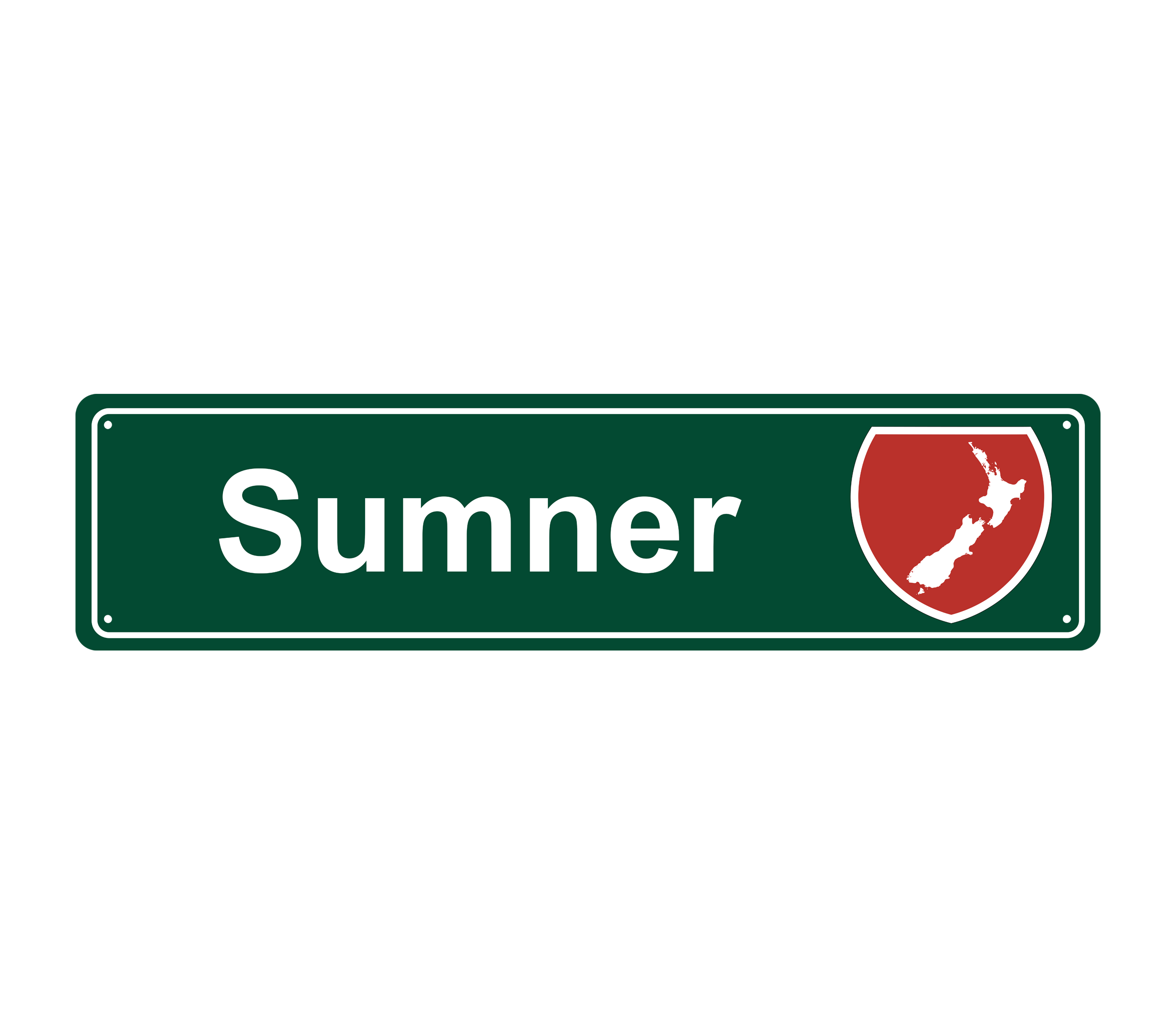 Sumner Hanging Metal Sign – MyMerchant