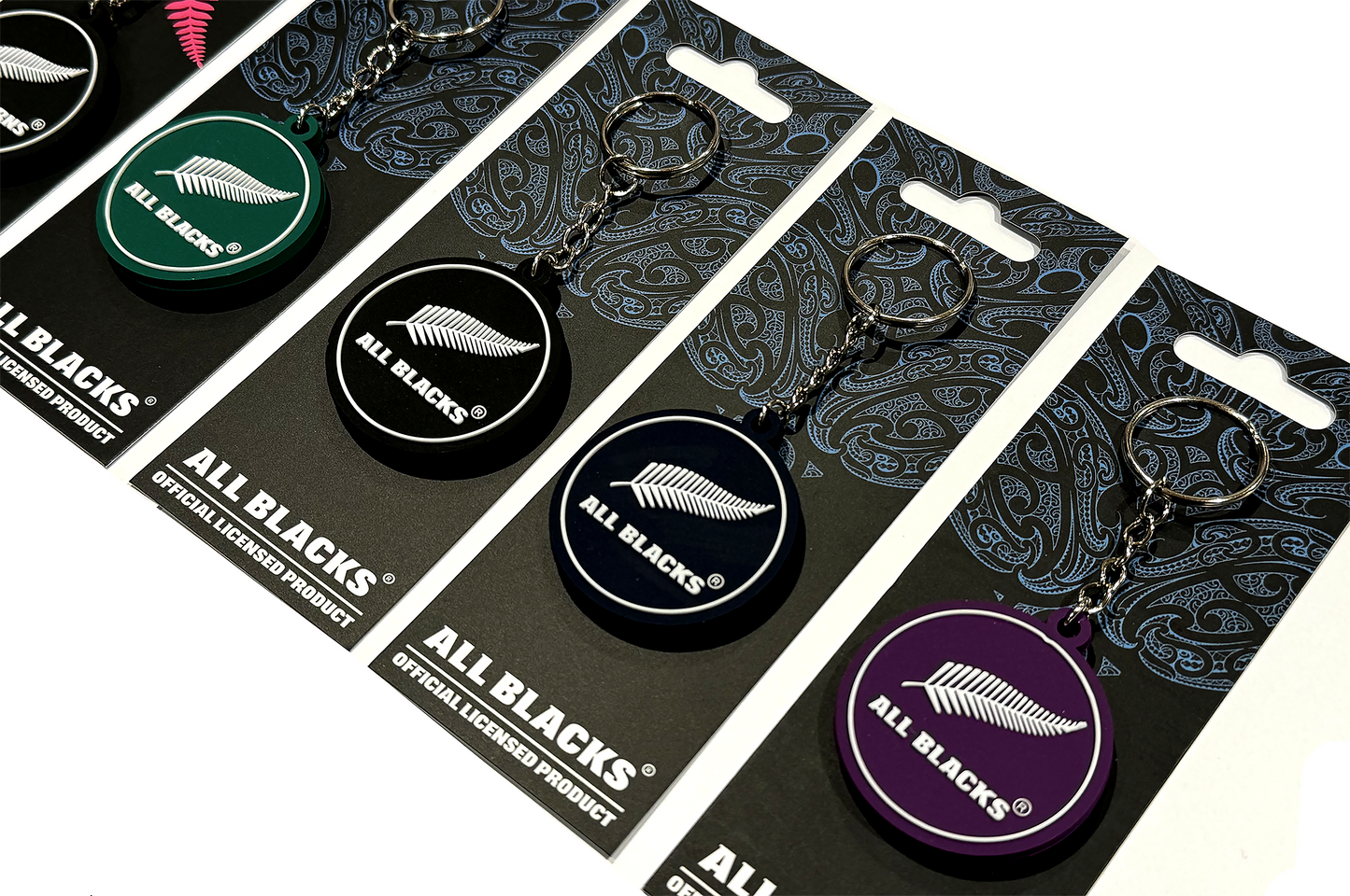 All Blacks Bag Keyrings - Purple