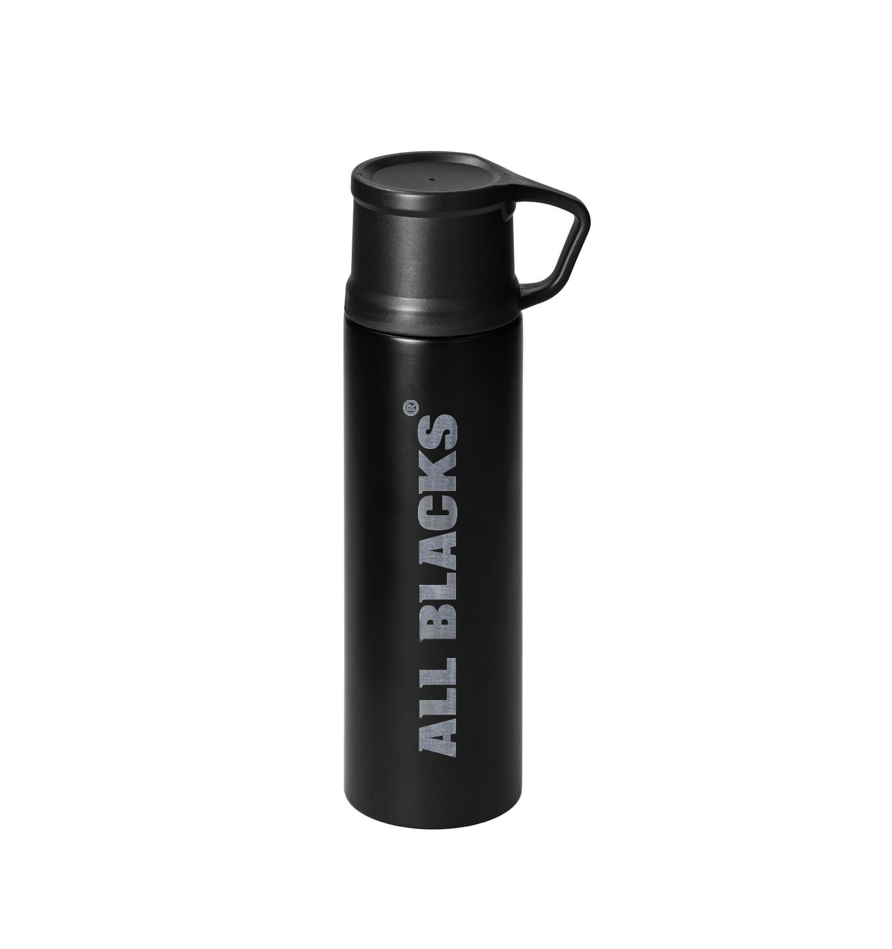 Official All Blacks Silver & Black Thermos