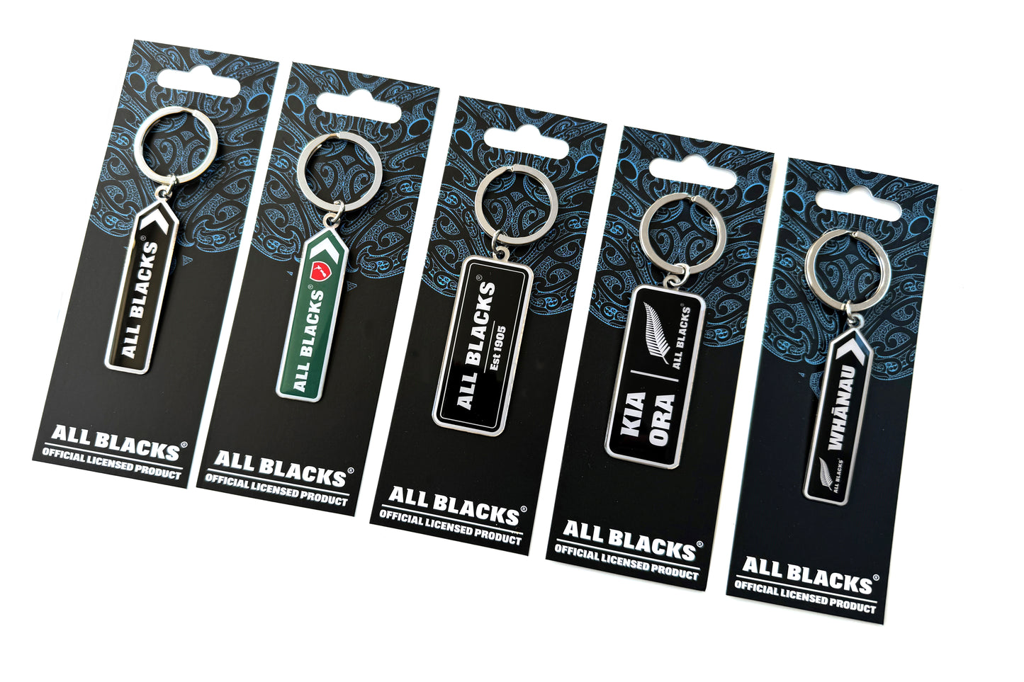 All Blacks Keyring - Home Ground Advantage Range - Green Road Sign