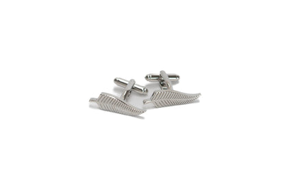 Official All Blacks silver fern cufflinks