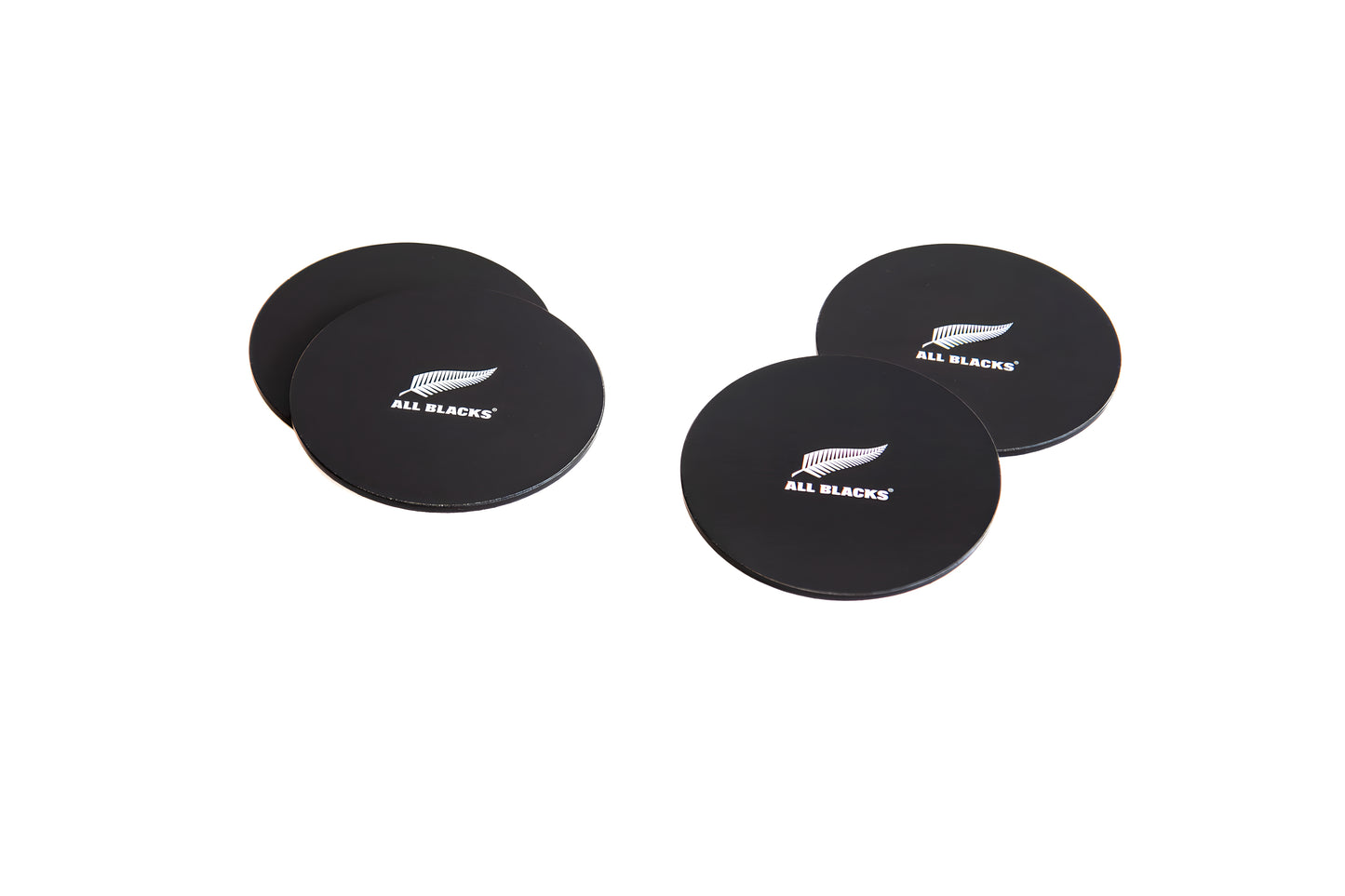 Official All Blacks "Classic" logo coaster set