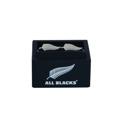 Official All Blacks silver fern cufflinks